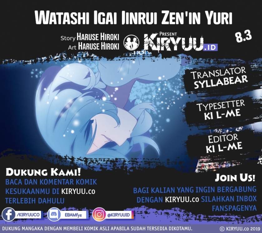 All of Humanity is Yuri Except For Me Chapter 08.3 Gambar 1