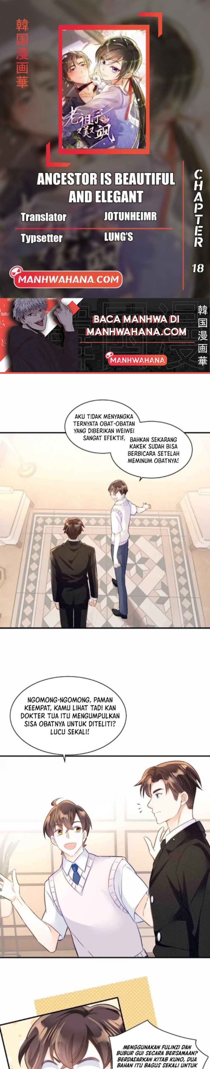 Ancestor is Beautiful and Elegant Chapter 18 Gambar 1