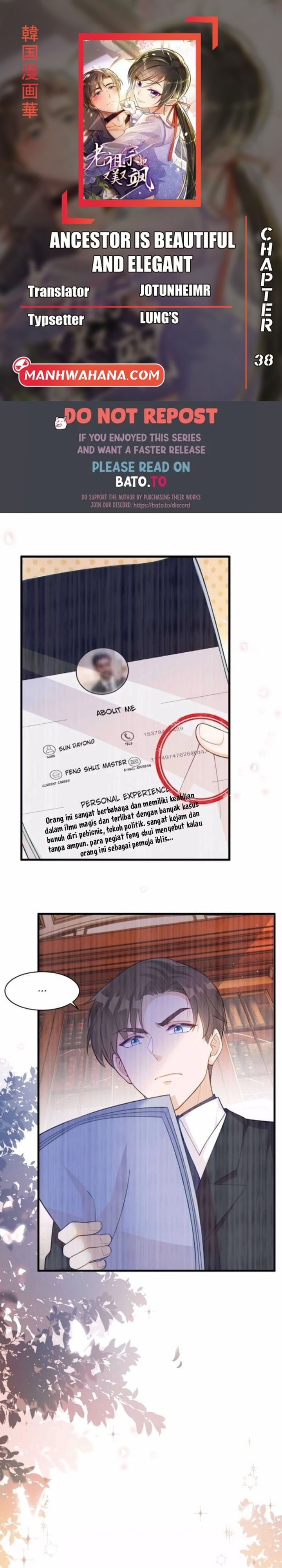 Ancestor is Beautiful and Elegant Chapter 38 Gambar 1