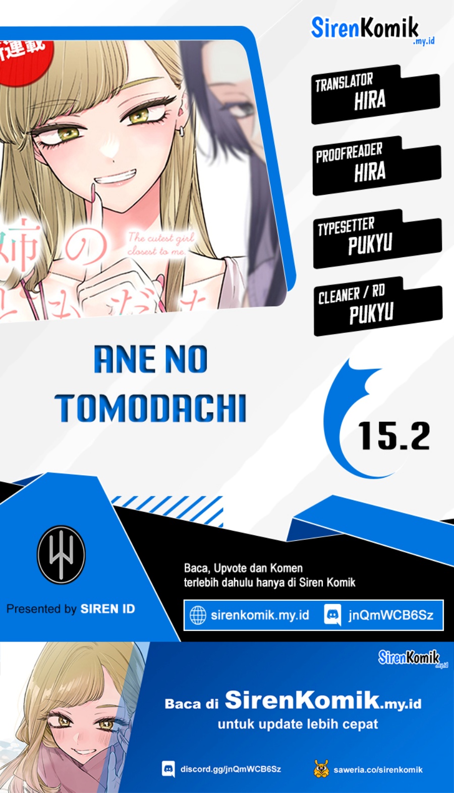 Ane no Tomodachi Chapter 15.2 Gambar 1