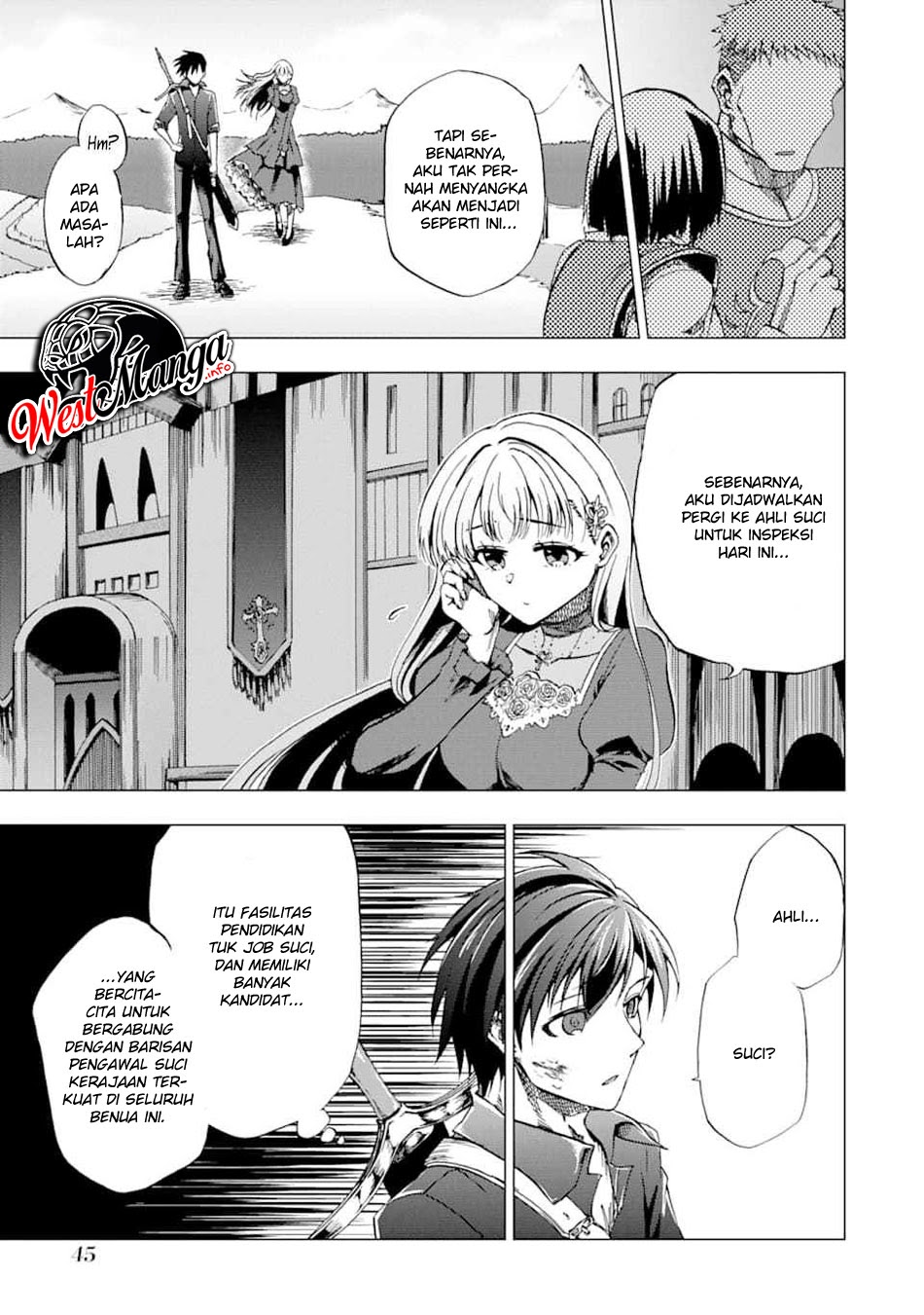 Ankoku Kishi no Ore desu Ga Saikyou no Seikishi wo Mezashimasu Chapter 01.2 Gambar 16