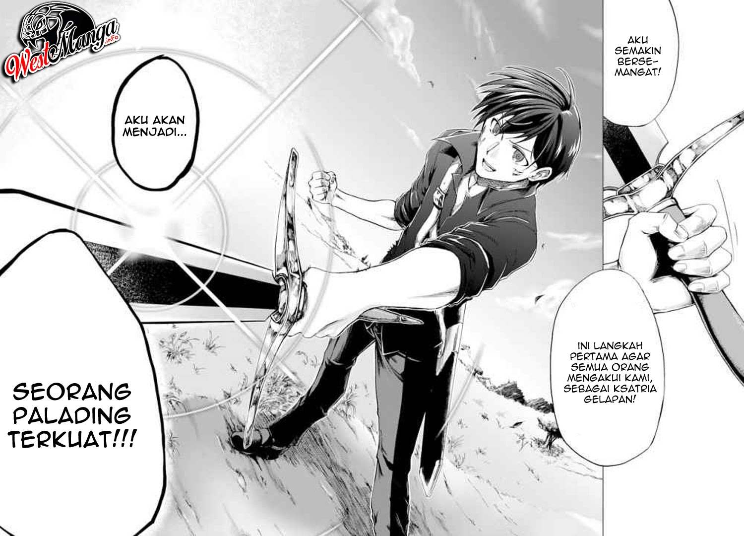 Ankoku Kishi no Ore desu Ga Saikyou no Seikishi wo Mezashimasu Chapter 01.2 Gambar 21