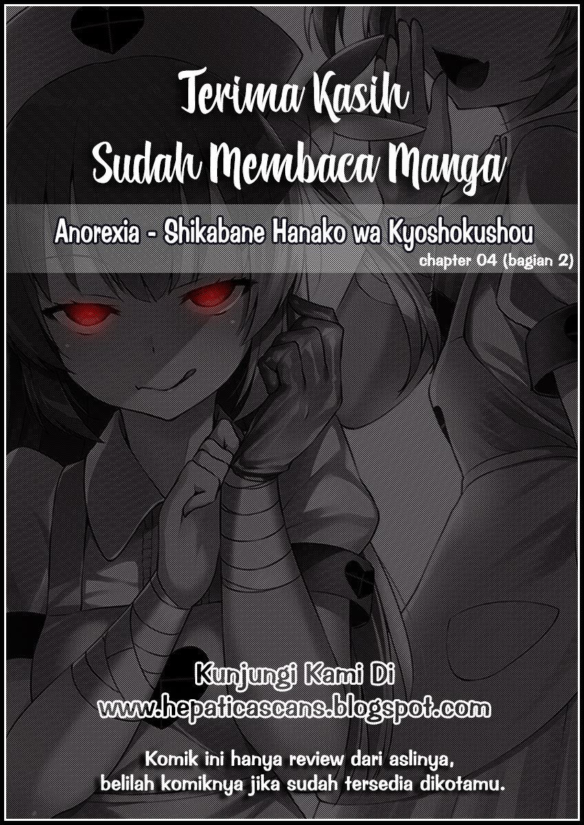 Anorexia – Shikabane Hanako wa Kyoshokushou Chapter 04.2 Gambar 34