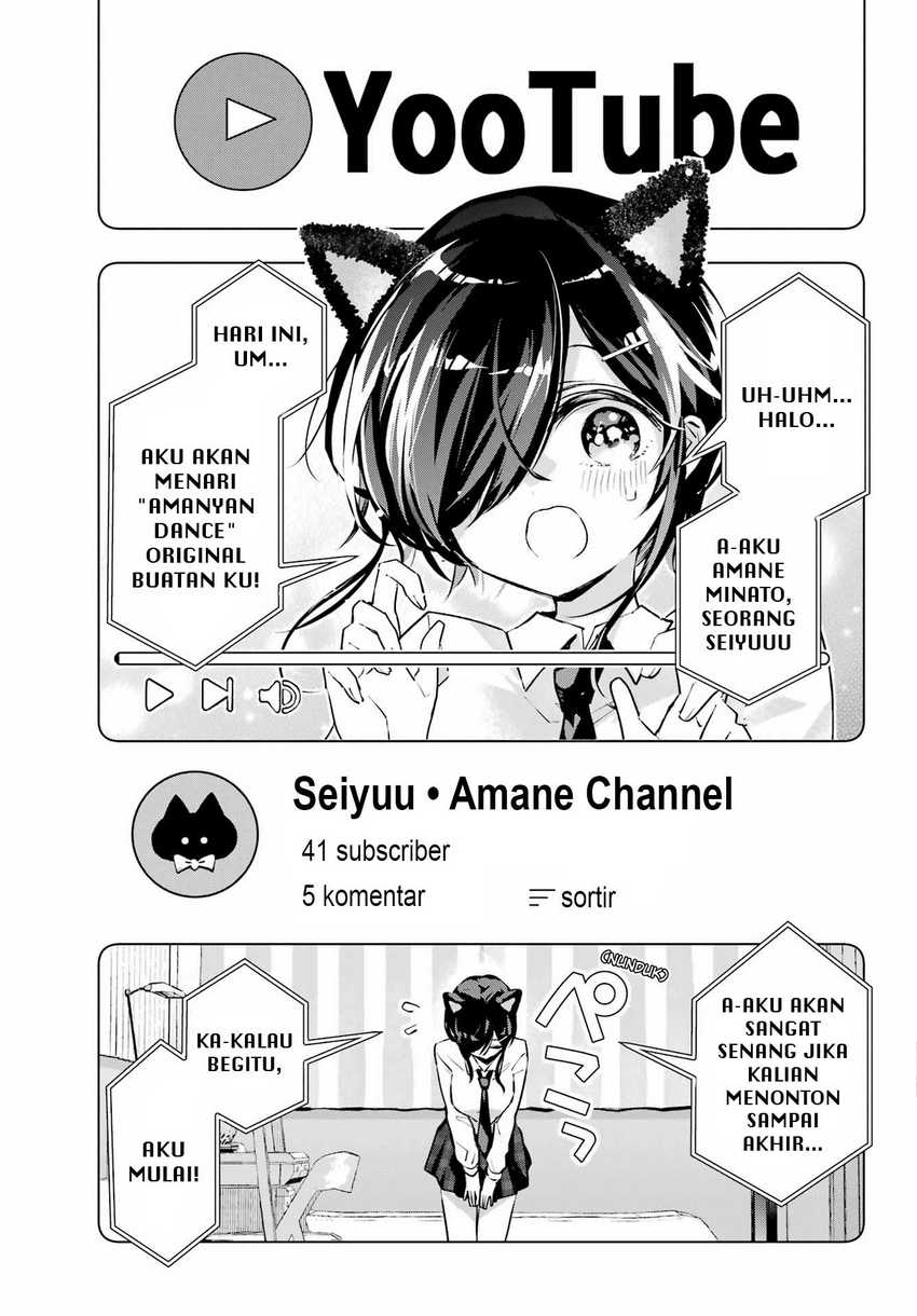 Anta to Osananajimitte dake demo Iyananoni! ~Zekkou kara Hajimaru S-kyuu Bishoujo to no Gakuen Nariagari Seikatsu~ Chapter 03 Gambar 18