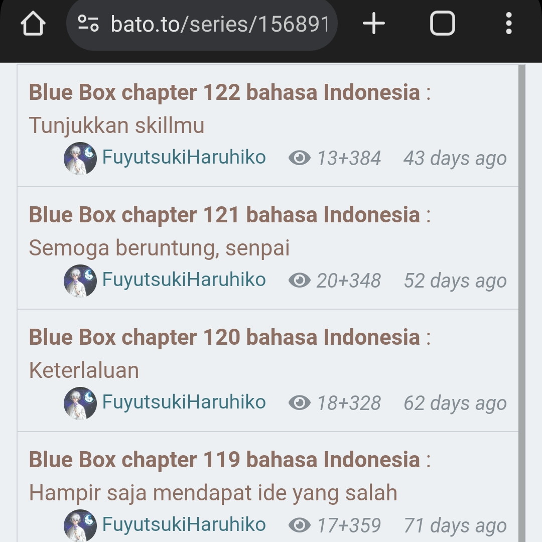 Ao no Hako Chapter 122 Gambar 21