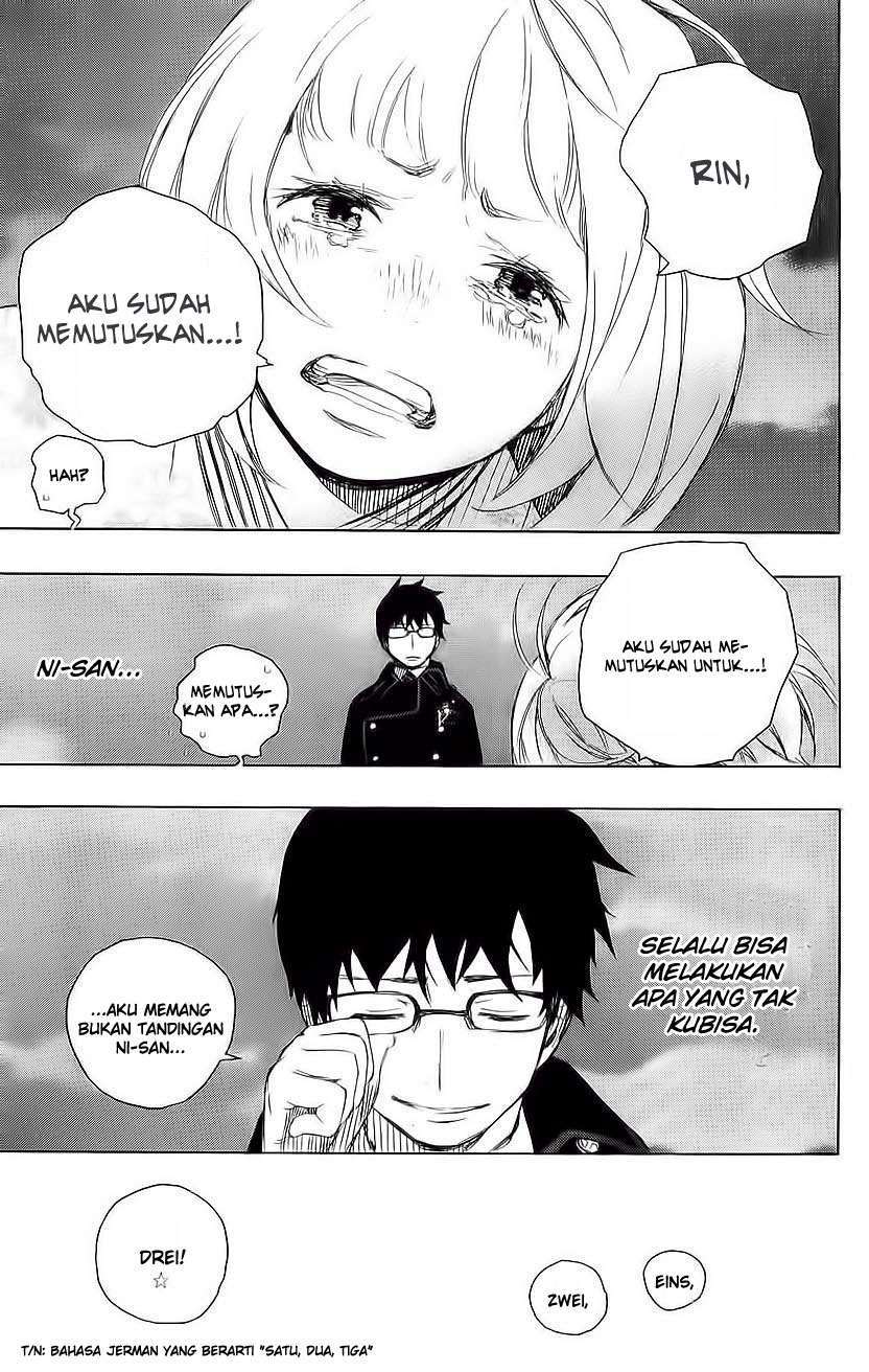 Ao no Exorcist Chapter 7 Gambar 41