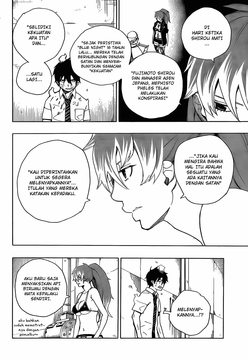 Ao no Exorcist Chapter 10 Gambar 21
