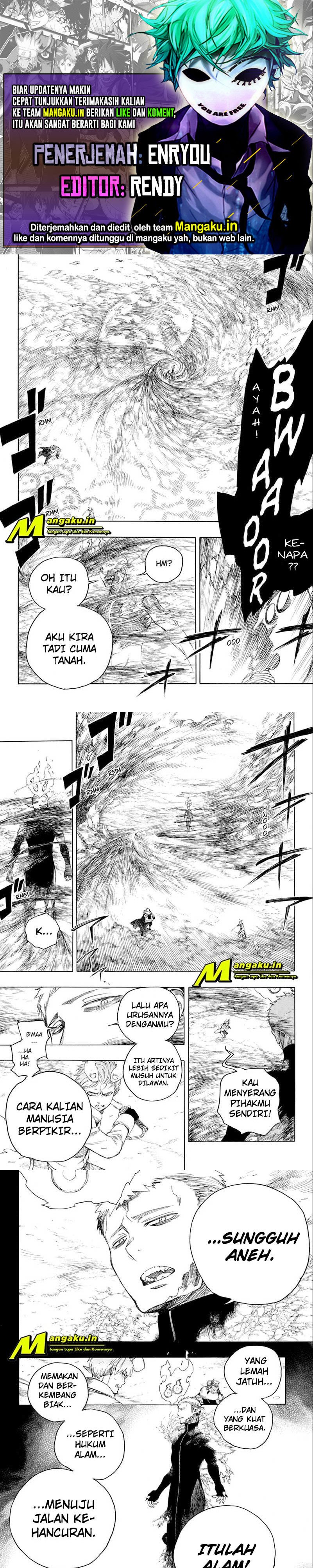 Ao no Exorcist Chapter 134.2 Gambar 1