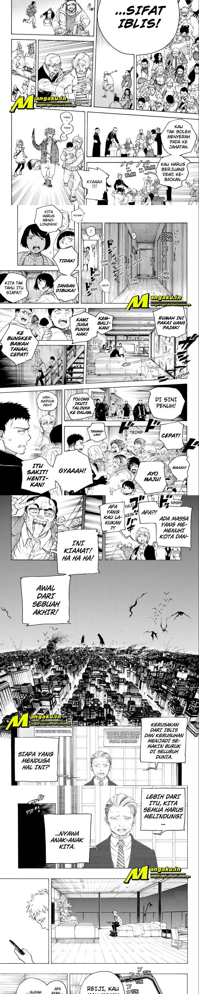 Ao no Exorcist Chapter 134.2 Gambar 3