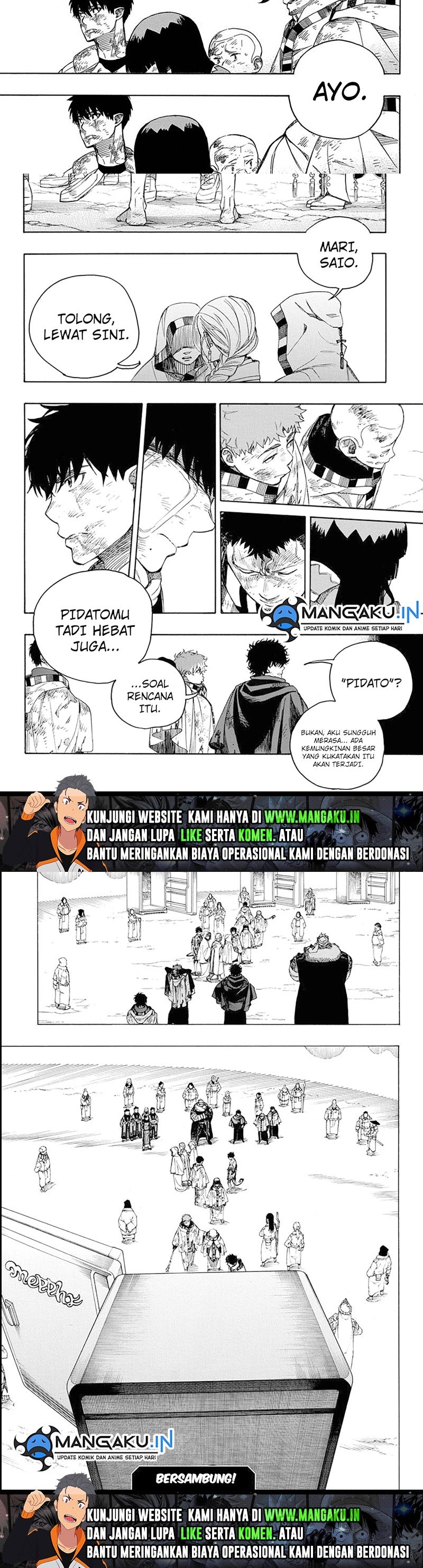Ao no Exorcist Chapter 142 Gambar 8