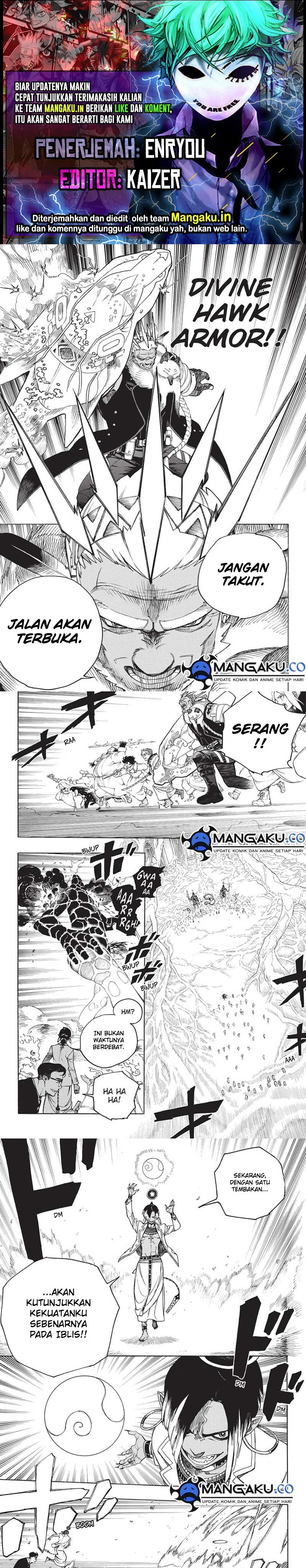 Ao no Exorcist Chapter 146.2 Gambar 1