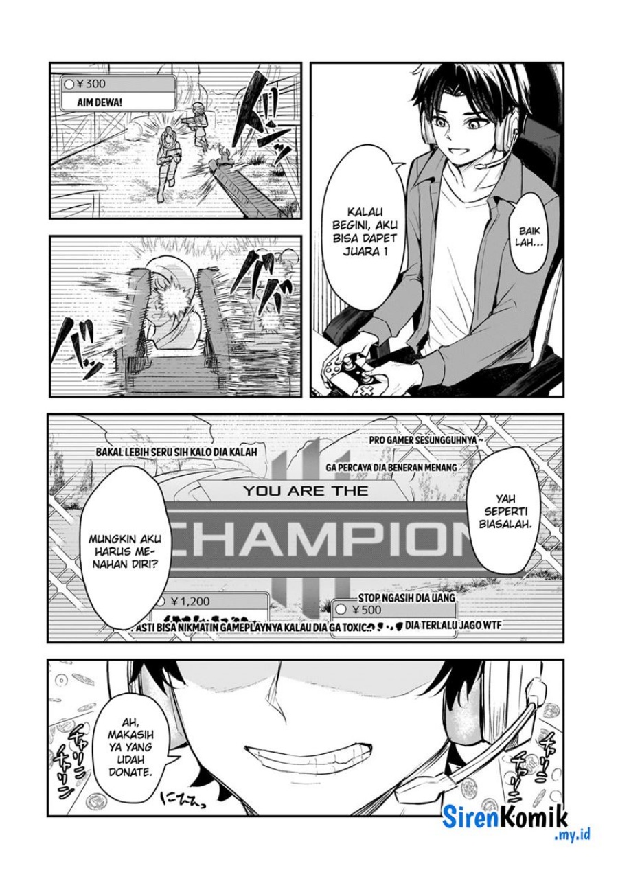 Aorikei Game Haishinsha (20-sai), Haishin no Kiri Wasure ni Yori Ii Hito Bare Suru. Chapter 01 Gambar 4