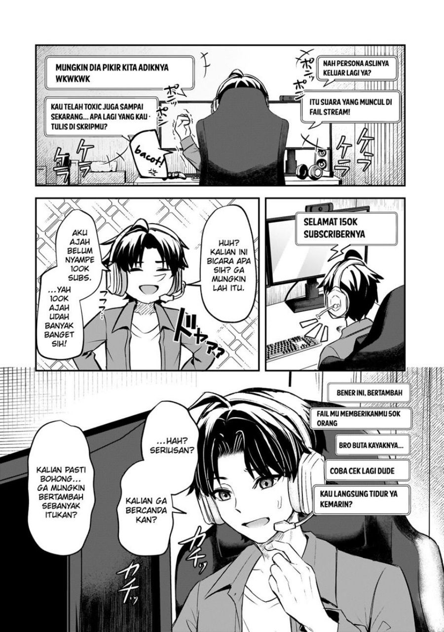 Aorikei Game Haishinsha (20-sai), Haishin no Kiri Wasure ni Yori Ii Hito Bare Suru. Chapter 01 Gambar 38