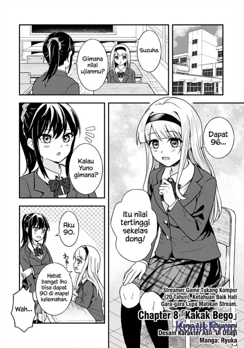 Aorikei Game Haishinsha (20-sai), Haishin no Kiri Wasure ni Yori Ii Hito Bare Suru. Chapter 08 Gambar 2