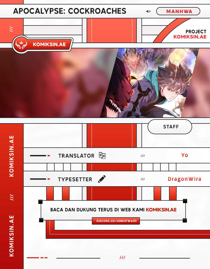 Apocalypse: Cockroaches Gives Me Buff Chapter 04 Gambar 1