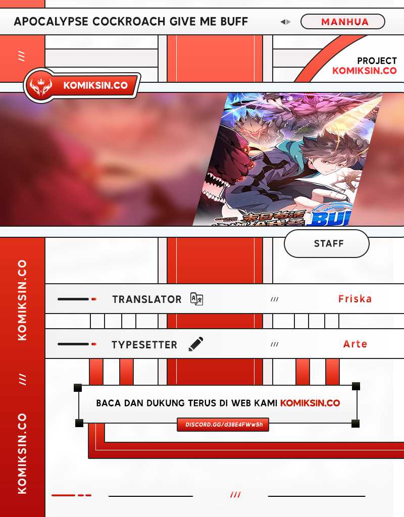 Apocalypse: Cockroaches Gives Me Buff Chapter 20 Gambar 1