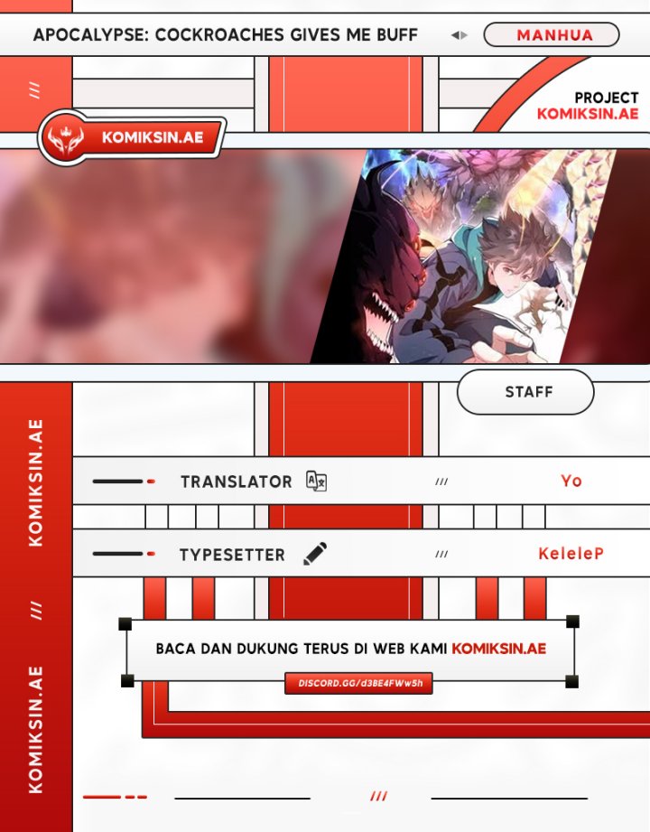 Apocalypse: Cockroaches Gives Me Buff Chapter 39 Gambar 1