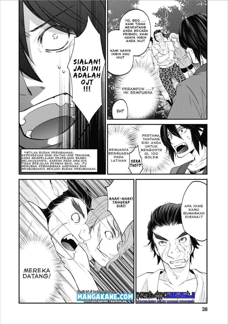 Arafoo Shachiku no Golem Master Chapter 02 Gambar 9