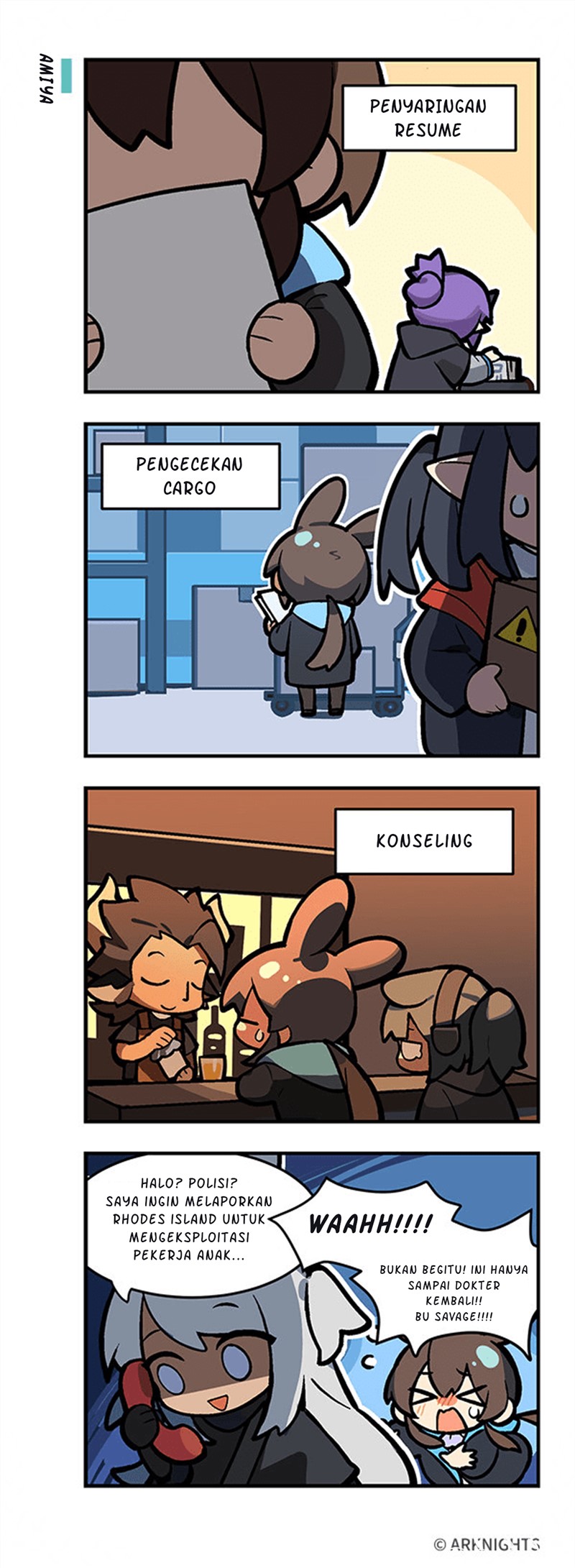 Arknights: 123 Rhodes Island!? Chapter 01 Gambar 1