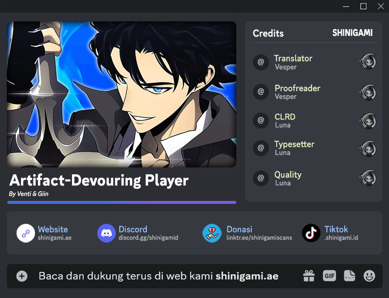 Artifact-Devouring Player Chapter 00 Gambar 1