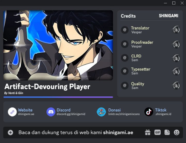 Artifact-Devouring Player Chapter 05 Gambar 1