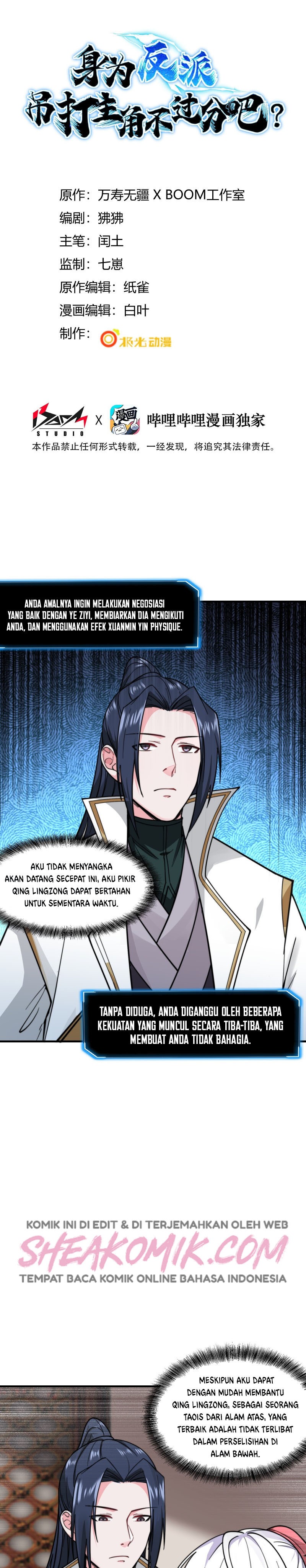 As A Villain, It’s Not Too Much To Hang and Beat The Protagonist, Right Chapter 07 Gambar 2