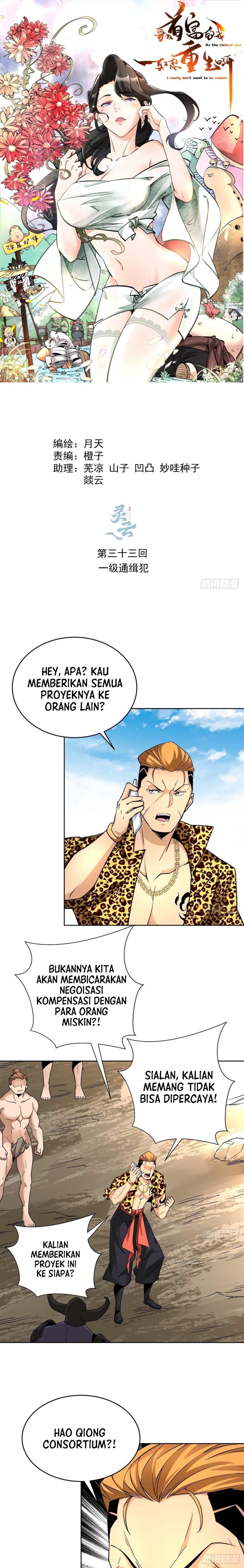 As The Richest Man, I Really Don’t Want To Be Reborn Chapter 33 Gambar 1