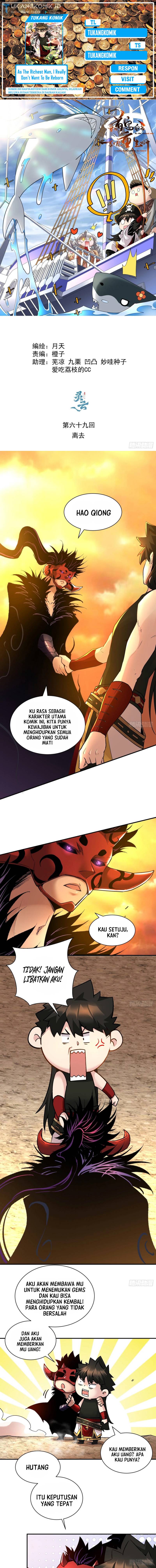 As The Richest Man, I Really Don’t Want To Be Reborn Chapter 69 Gambar 1