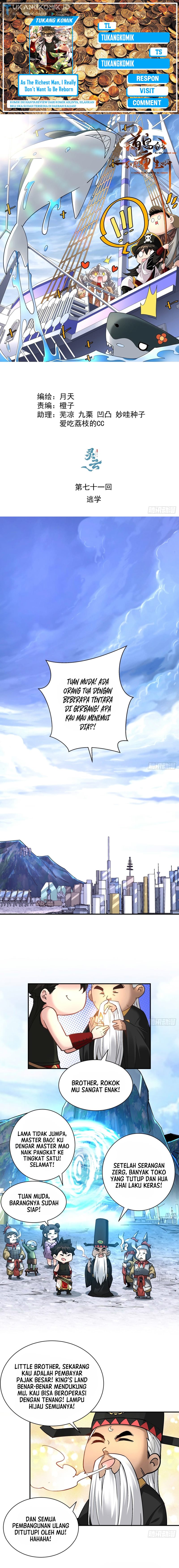 As The Richest Man, I Really Don’t Want To Be Reborn Chapter 71 Gambar 1
