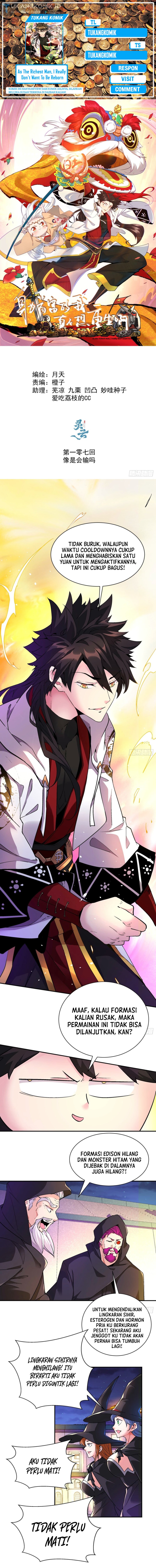 As The Richest Man, I Really Don’t Want To Be Reborn Chapter 107 Gambar 1