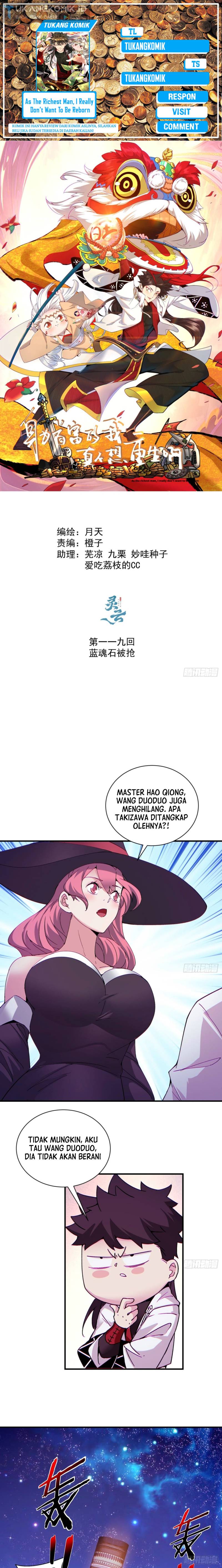As The Richest Man, I Really Don’t Want To Be Reborn Chapter 119 Gambar 1