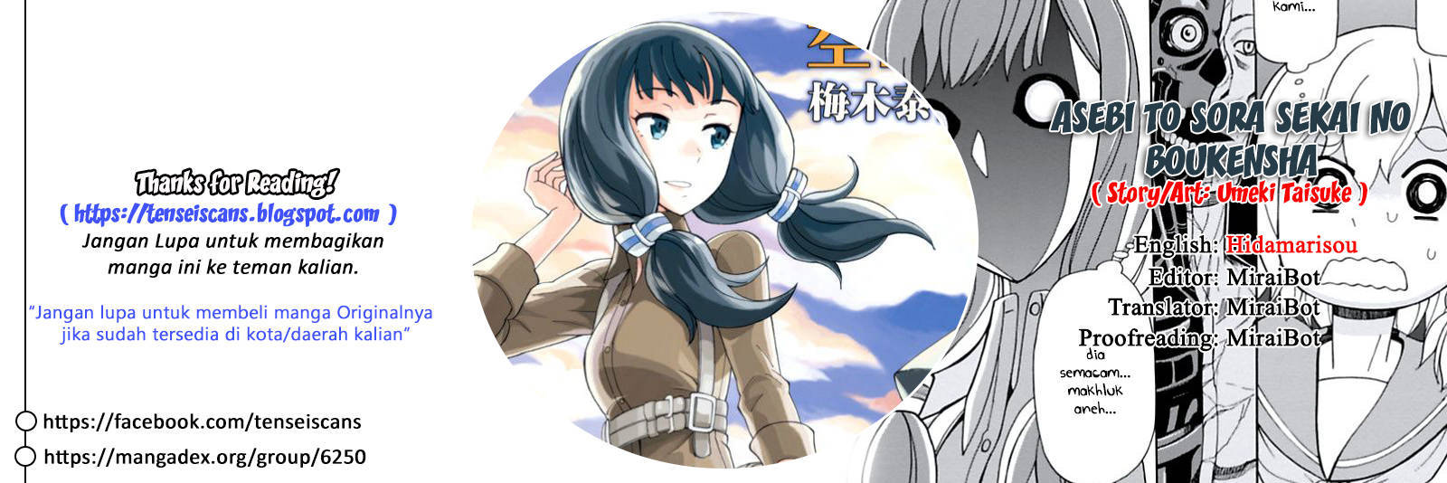 Asebi to Sora Sekai no Boukensha Chapter 08 Gambar 30