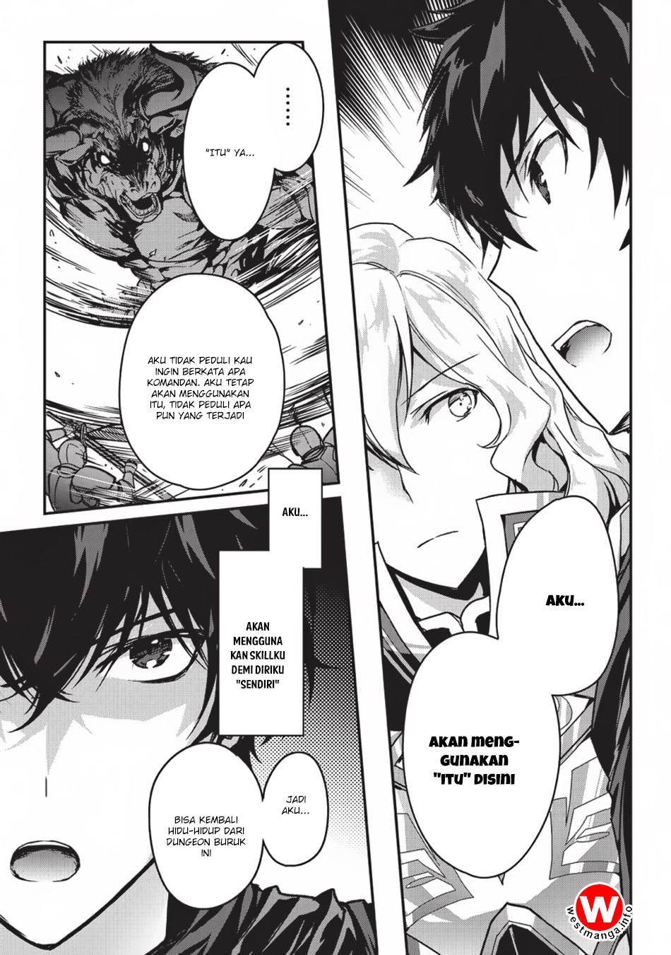 Assassin de aru ore no Sutetasu ga Yuusha yori mo Akiraka ni Tsuyoi Nodaga Chapter 03 Gambar 31