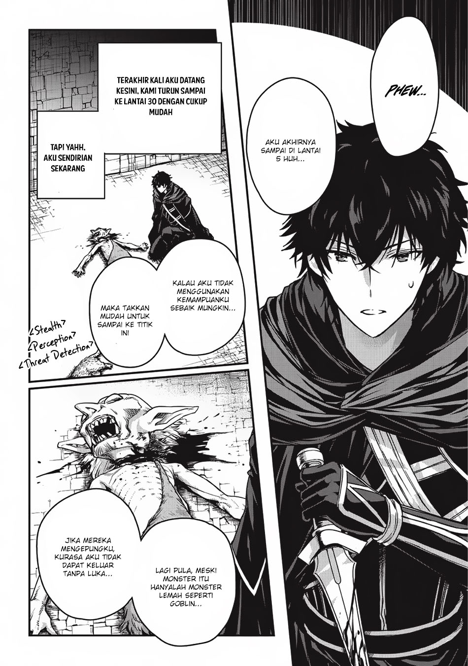 Assassin de aru ore no Sutetasu ga Yuusha yori mo Akiraka ni Tsuyoi Nodaga Chapter 05.2 Gambar 4