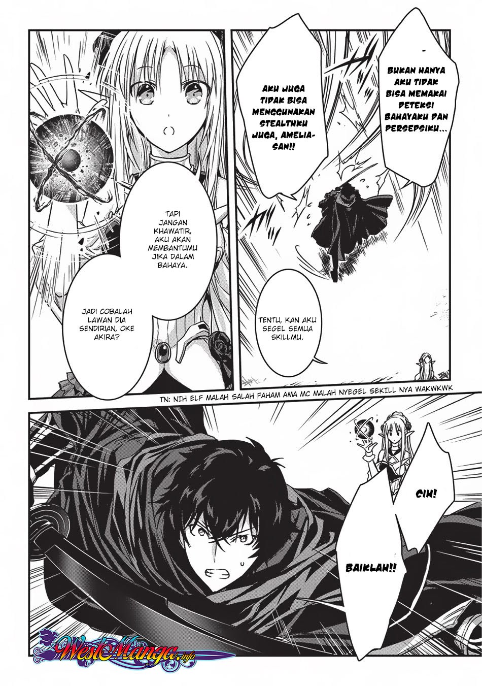 Assassin de aru ore no Sutetasu ga Yuusha yori mo Akiraka ni Tsuyoi Nodaga Chapter 09.2 Gambar 7
