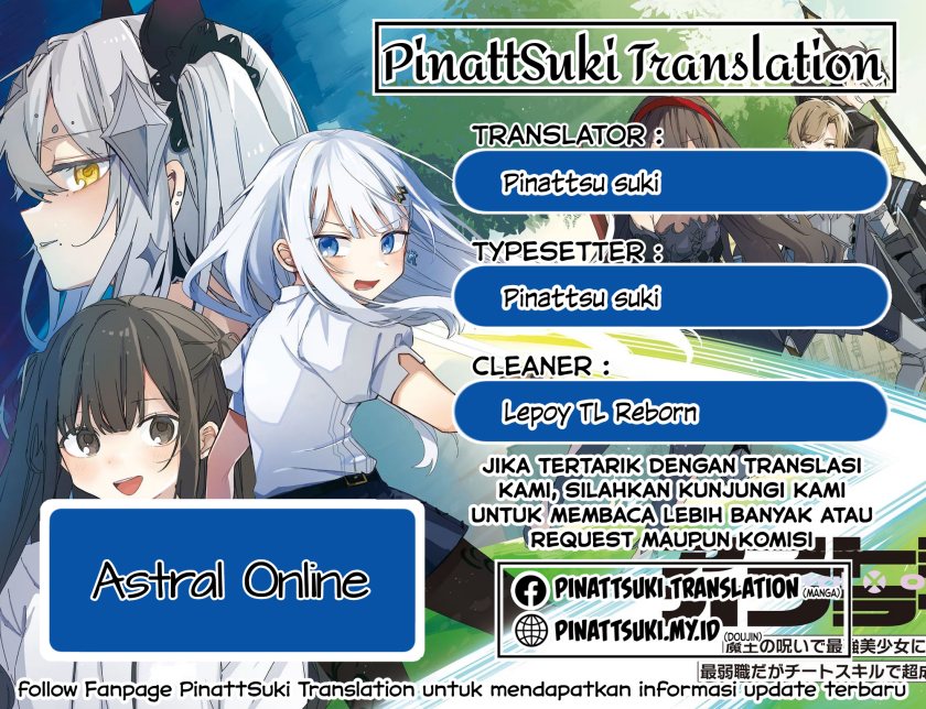 Astral Online – Maou no Noroi de Saikyou Bishoujo ni natta Ore, Saijaku Shoku da ga Cheat Skill de Chou Seichou shite Musou suru Chapter 11 Gambar 1