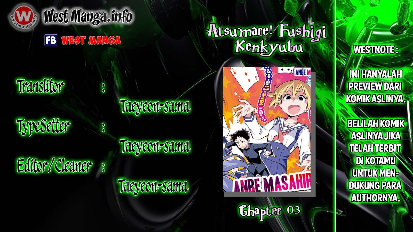 Atsumare! Fushigi Kenkyuubu Chapter 03 Gambar 3