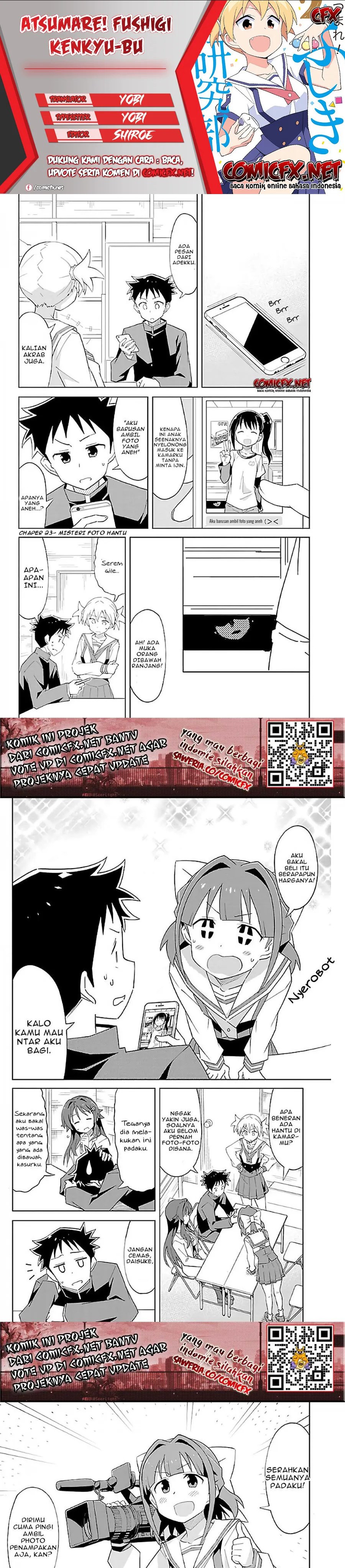 Atsumare! Fushigi Kenkyuubu Chapter 23 Gambar 1
