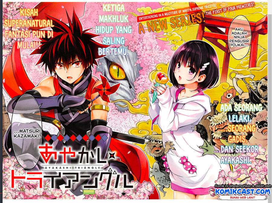 Ayakashi Triangle Chapter 01.1 Gambar 4