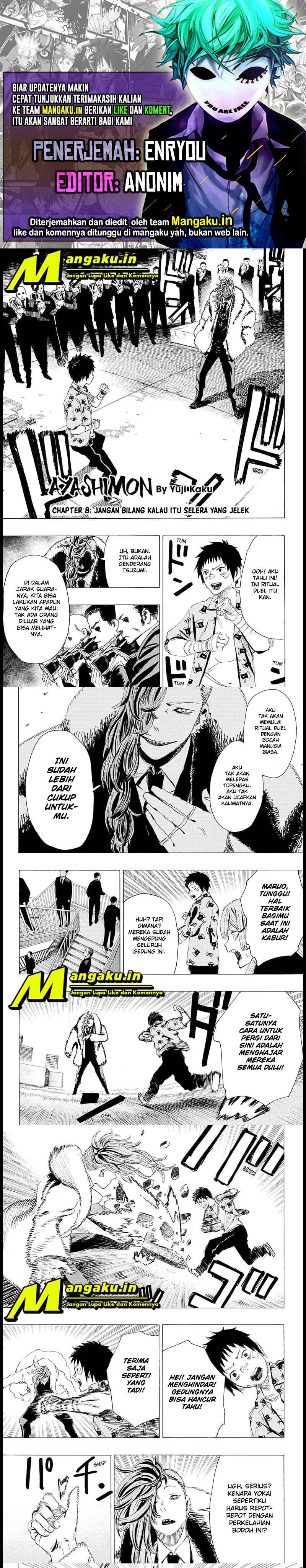 Ayashimon Chapter 08 Gambar 1