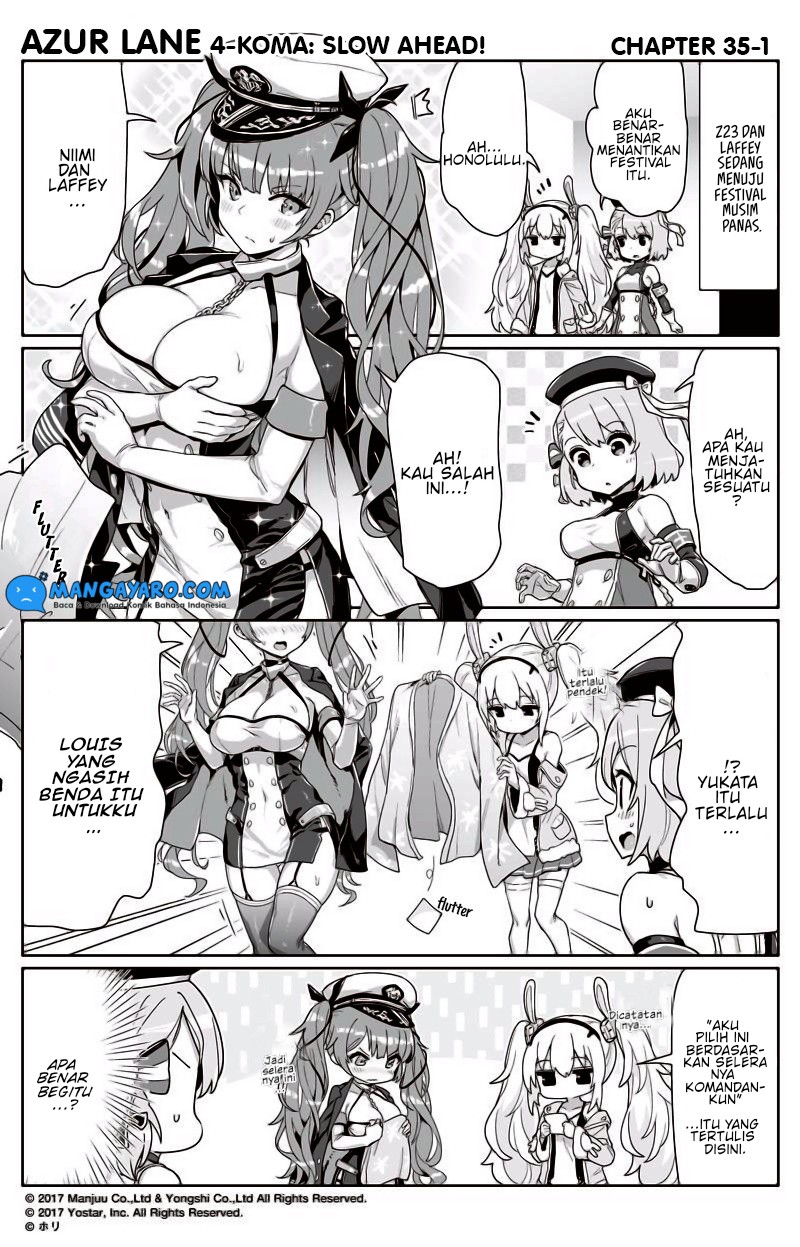 Azur Lane 4-koma: Slow Ahead Chapter 35-36 Gambar 2