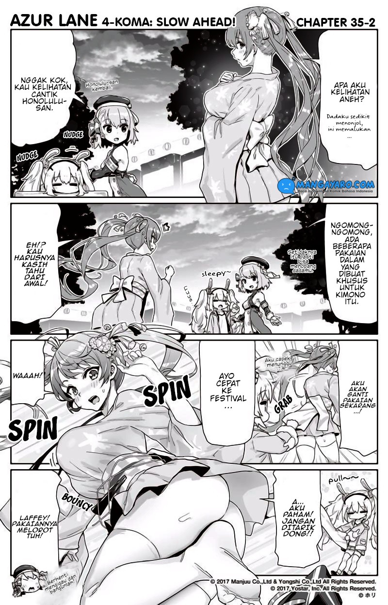 Azur Lane 4-koma: Slow Ahead Chapter 35-36 Gambar 3