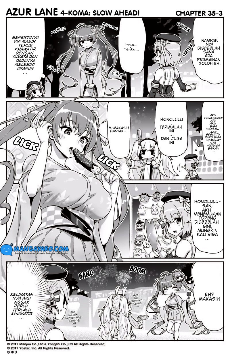 Azur Lane 4-koma: Slow Ahead Chapter 35-36 Gambar 4