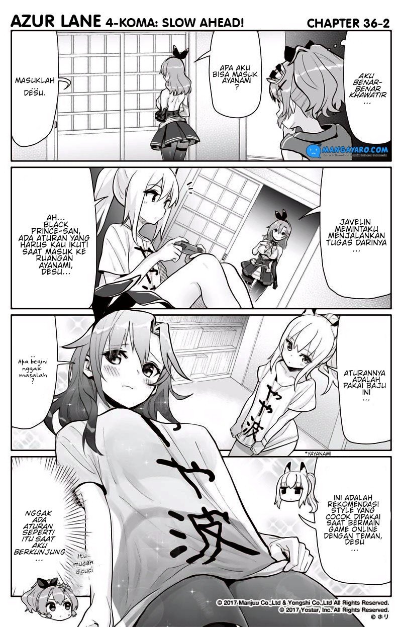 Azur Lane 4-koma: Slow Ahead Chapter 35-36 Gambar 6