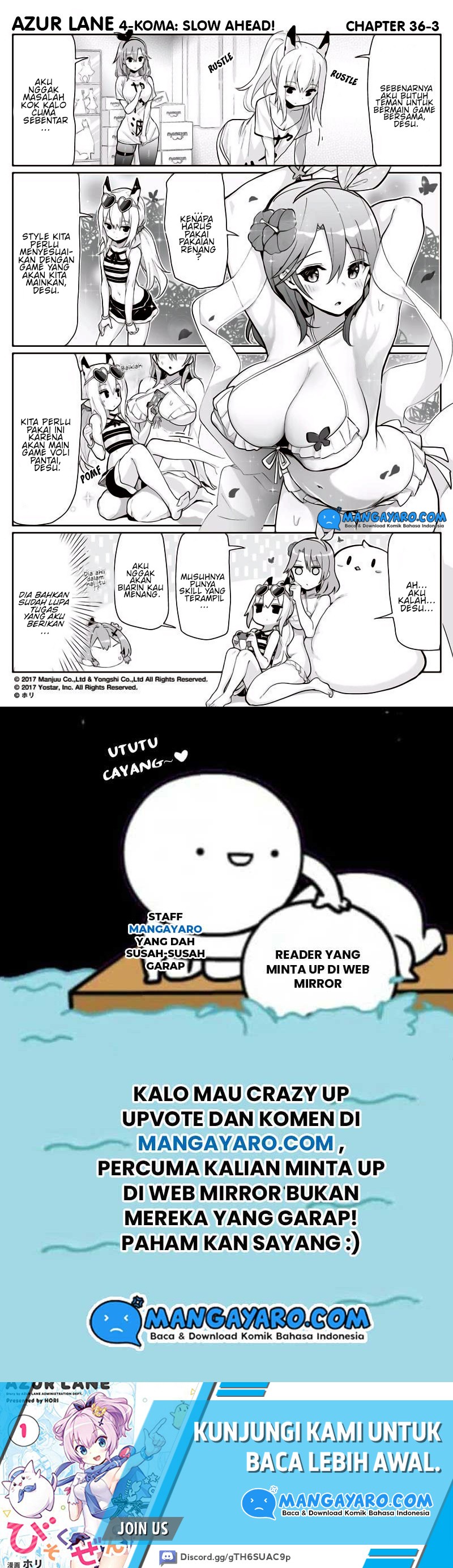 Azur Lane 4-koma: Slow Ahead Chapter 35-36 Gambar 7