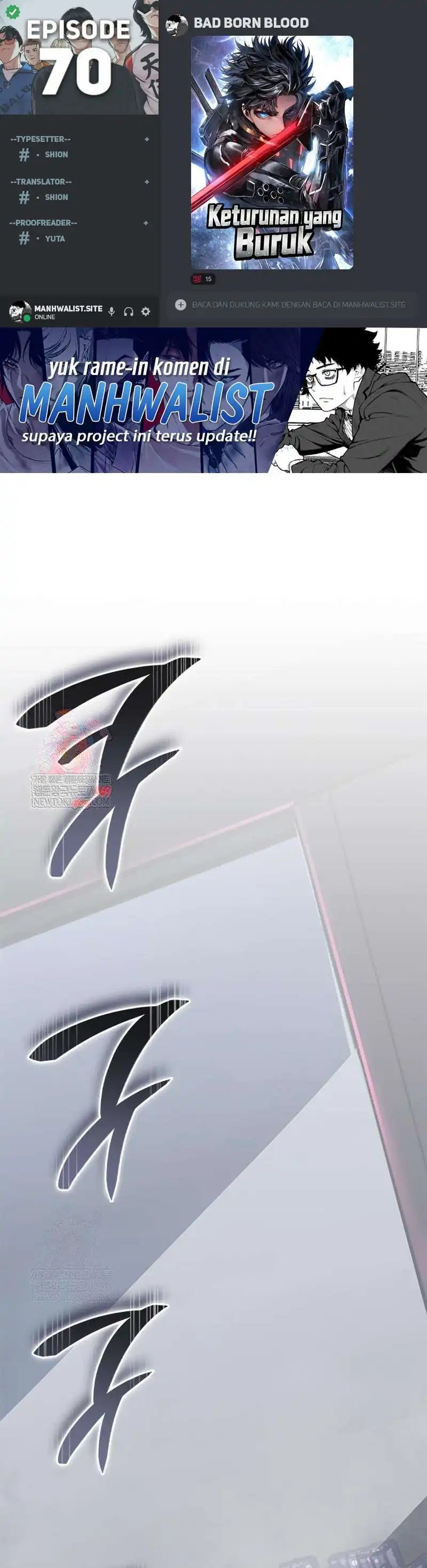 Bad Born Blood Chapter 70 Gambar 1