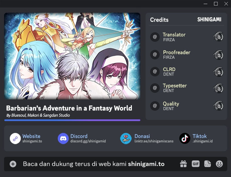 Barbarian’s Adventure In A Fantasy World Chapter 22 Gambar 1