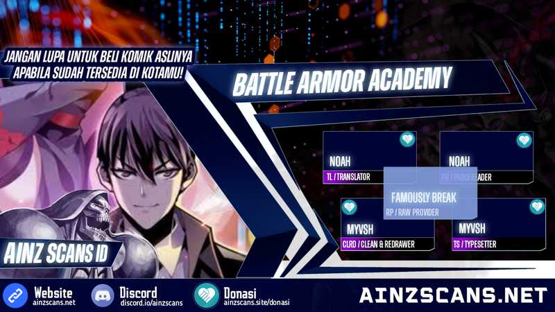 Battle Armor Academy Chapter 08 Gambar 1