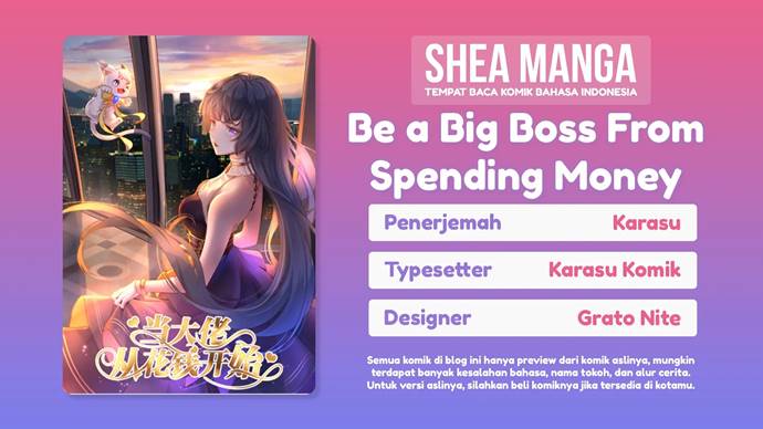 Be a Big Boss From Spending Money Chapter 01 Gambar 1