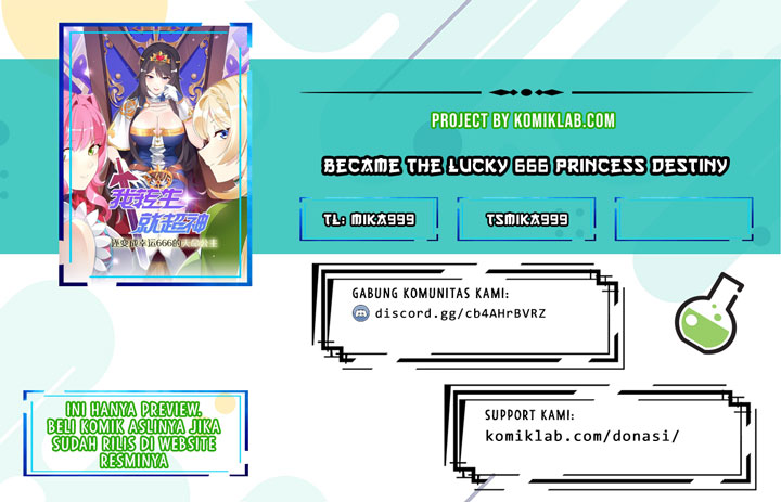 Became The Lucky 666 Princess Destiny Chapter 10 Gambar 1